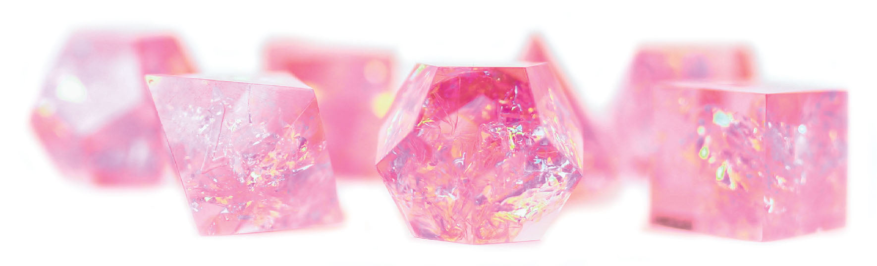 Sirius Cloak & Dagger Poly 7 Set: Pink | Odin's Place