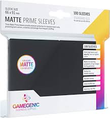 Gamegenic Prime Card Sleeves: Black | Odin's Place