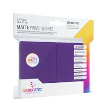 Gamegenic Matte Prime Card Sleeves: Purple | Odin's Place