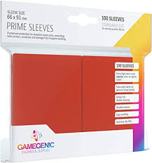 Gamegenic Matte Prime Card Sleeves: Red | Odin's Place