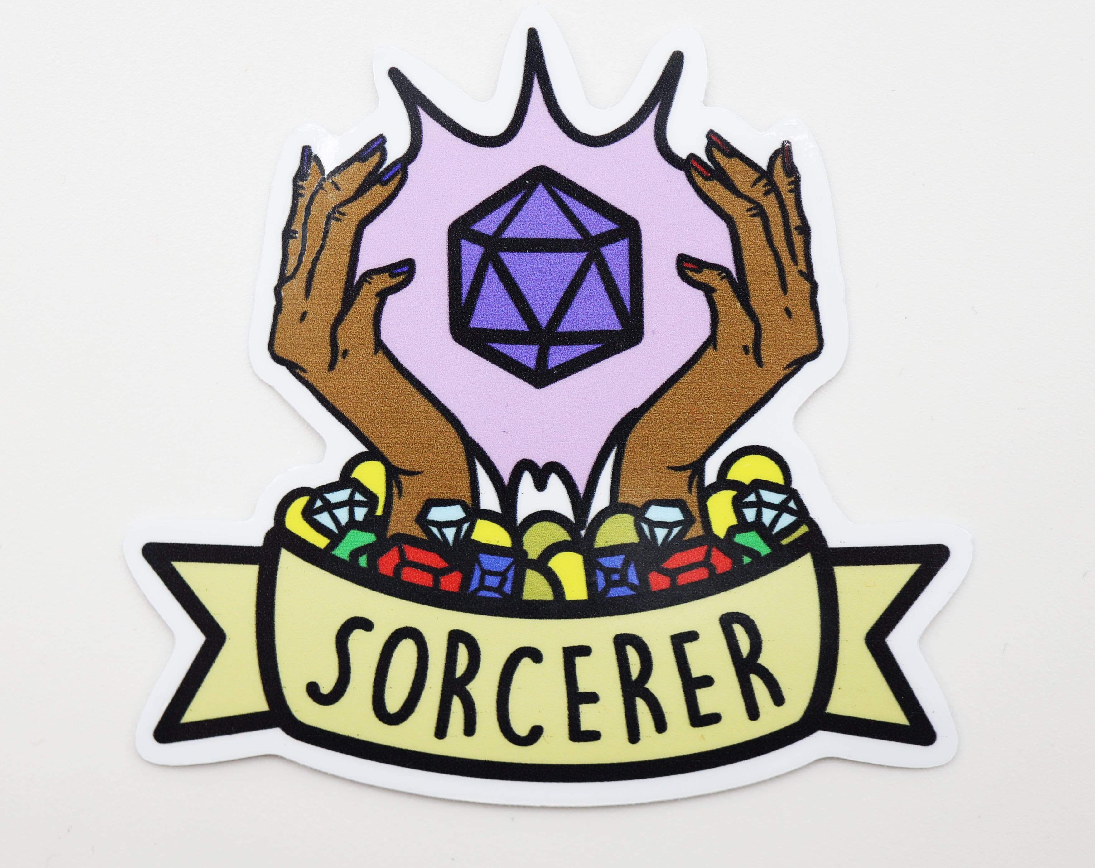 Foam Brain Banner Sticker: Sorcerer | Odin's Place