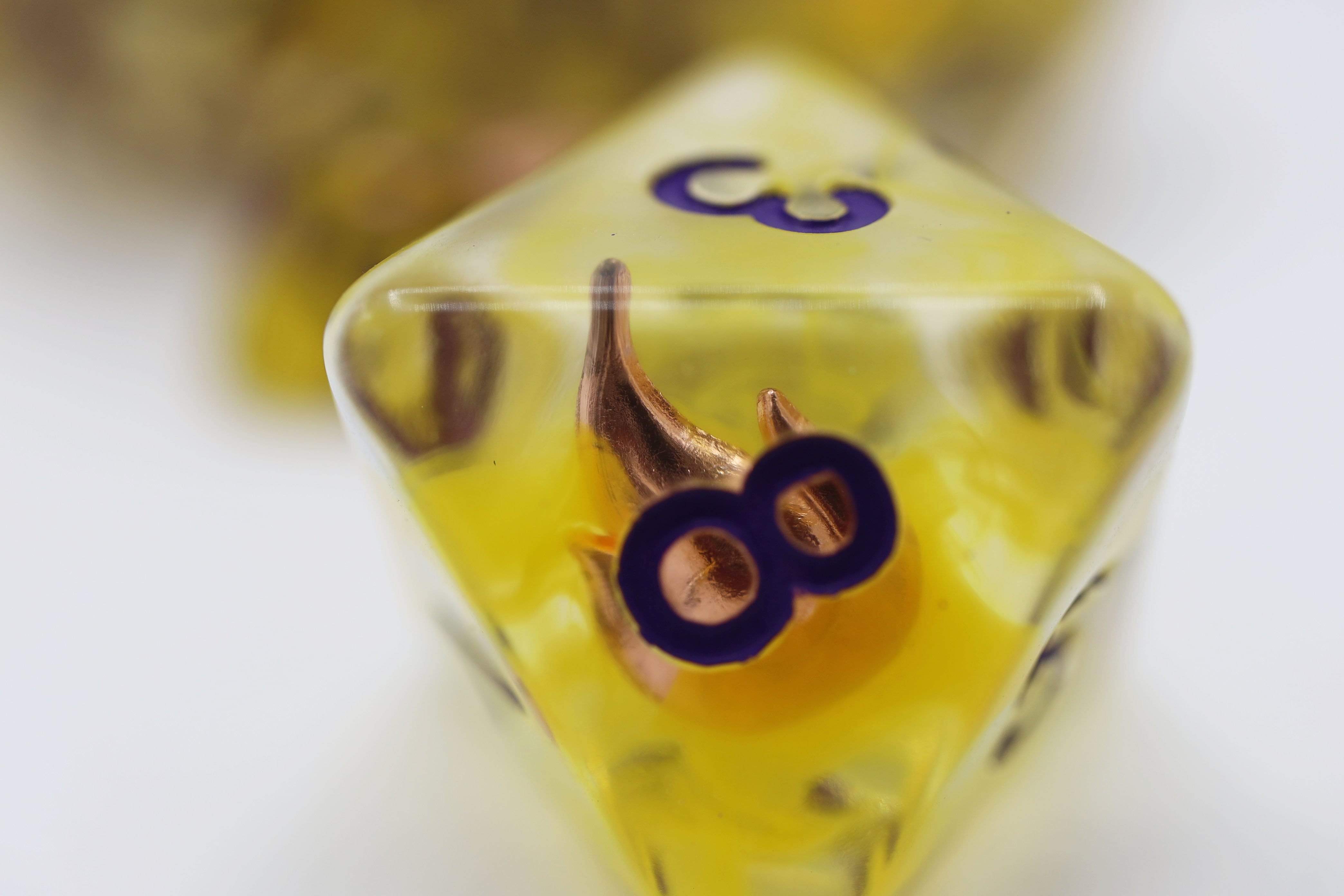 Foam Brain Sorcerer's Flame RPG Dice Set | Odin's Place