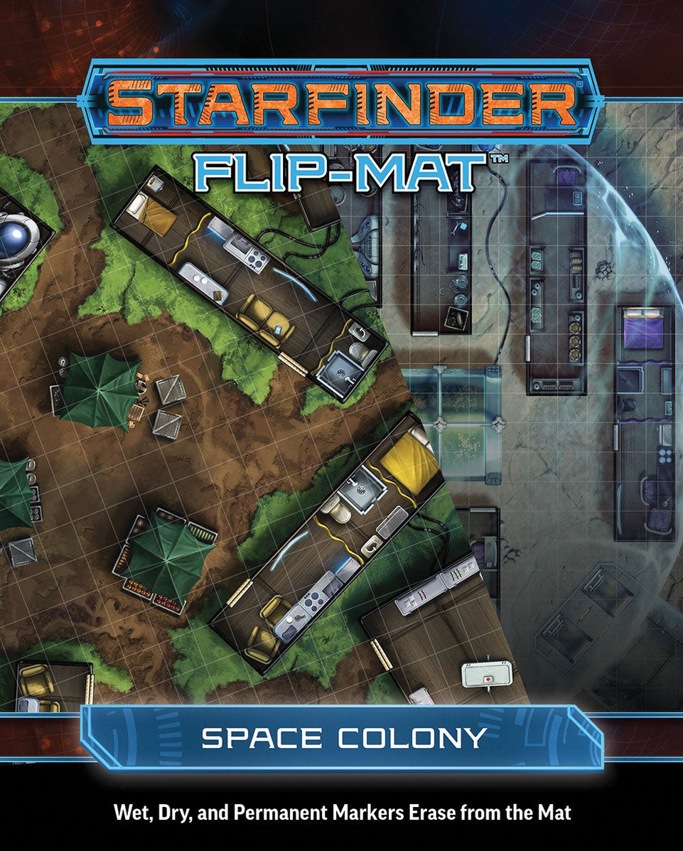 Starfinder RPG: Flip Mat - Space Colony | Odin's Place