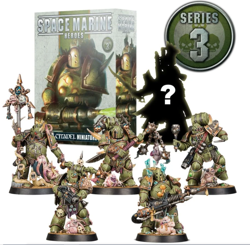 Warhammer 40K: Space Marines Heroes Series 3: Deathguard | Odin's Place