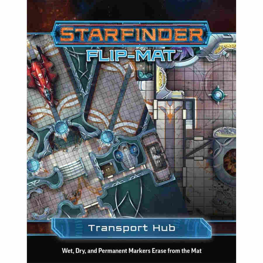 Starfinder RPG Flip Mat: Transport Hub | Odin's Place