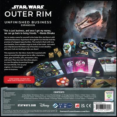 Star Wars Outer Rim: Unfinished Business Expansion | Odin's Place