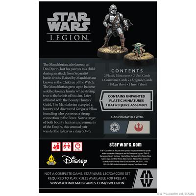 STAR WARS: LEGION - DIN DJARIN & GROGU OPERATIVE EXPANSION | Odin's Place