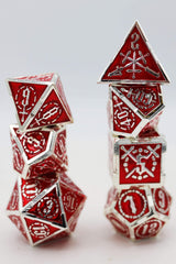 Foam Brain Sword of Hearts Poly 7 Dice Set | Odin's Place