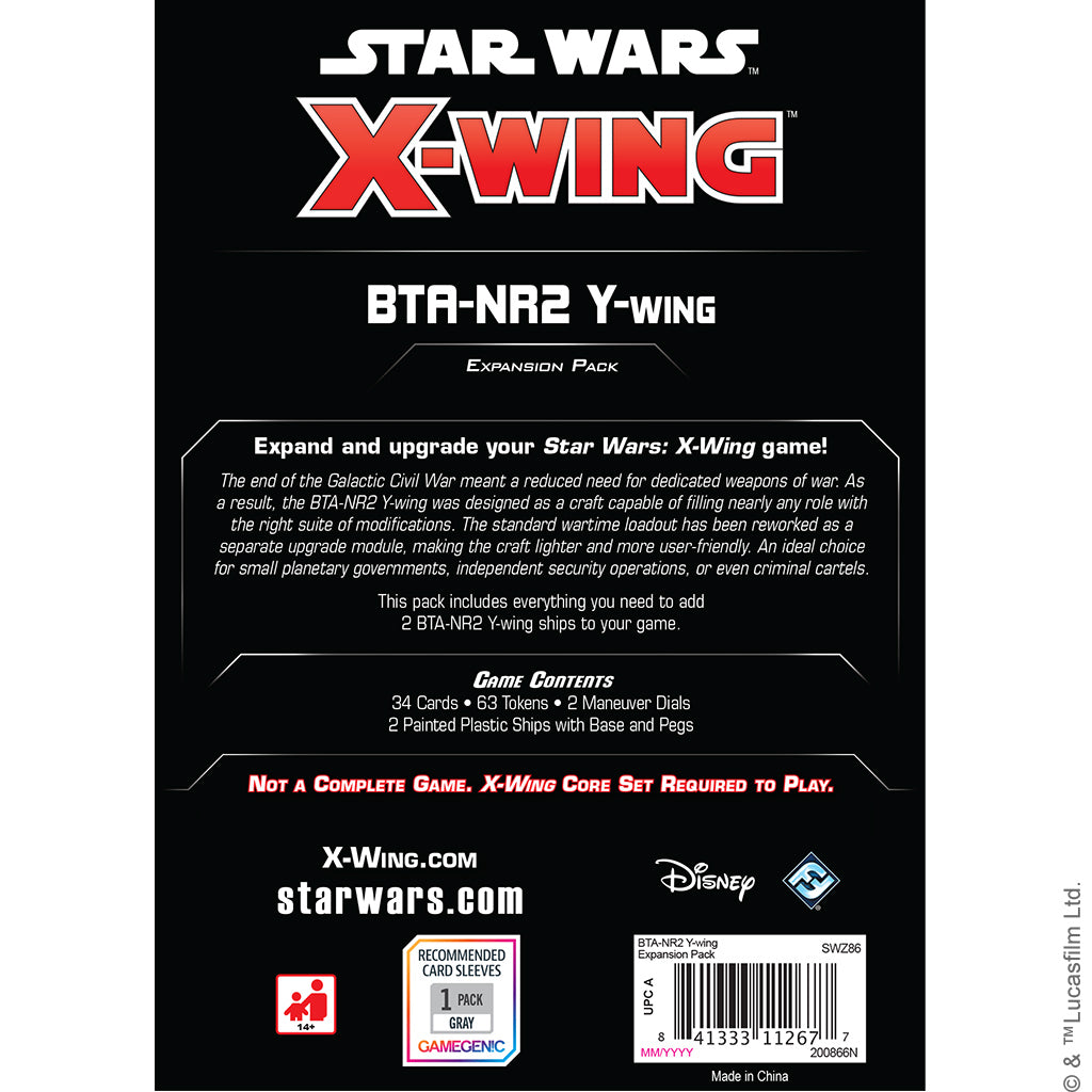 Star Wars X-Wing: BTA-NR2 Y-Wing 2-Pack | Odin's Place