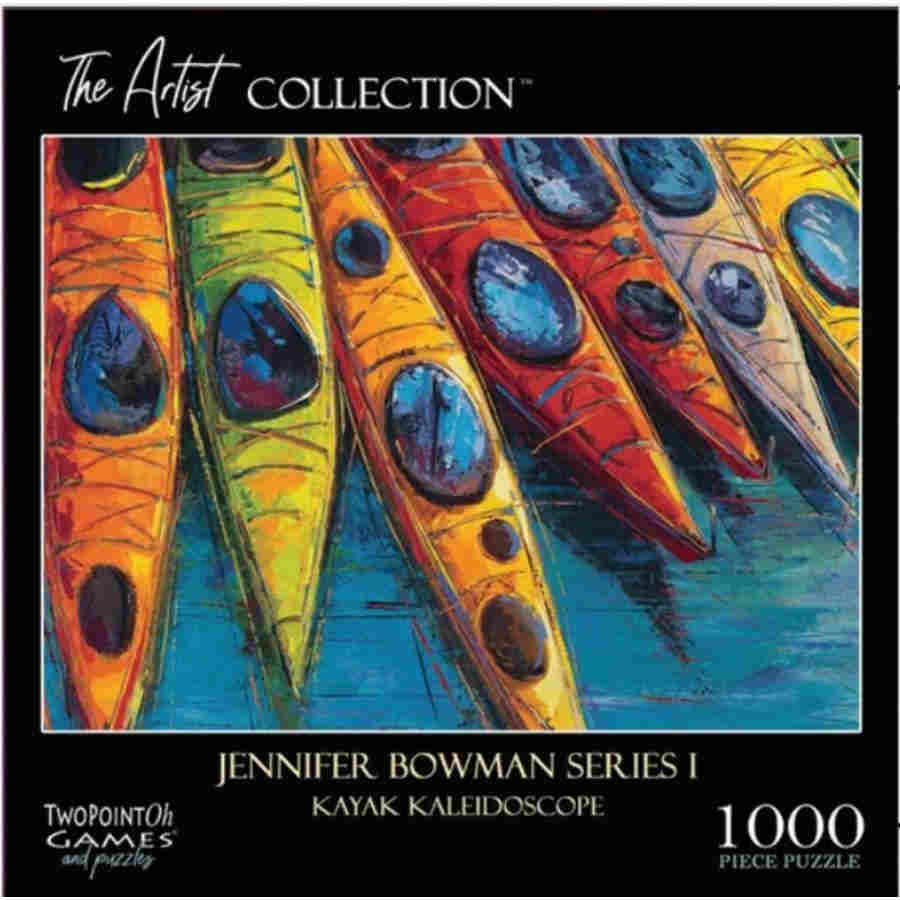 The Artist Collection 1000 Piece Puzzle: Kayak Kaleidoscope | Odin's Place