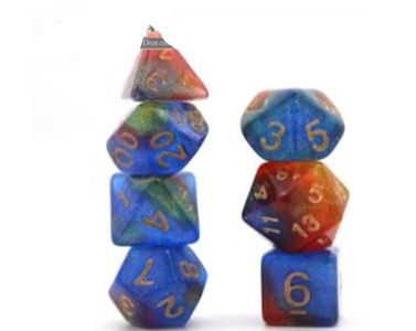 Game Habit Kinkade Poly 7 Dice Set | Odin's Place