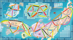Ticket to Ride Japan and Italy Map Collection | Odin's Place