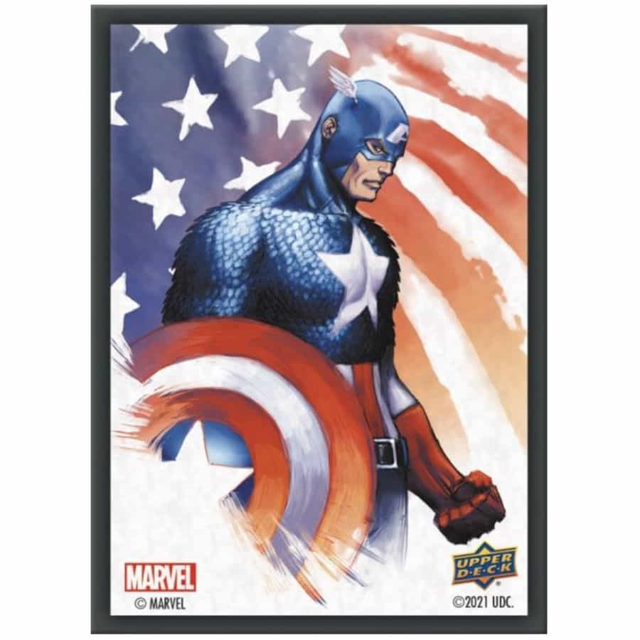 Upper Deck Marvel Standard Card Sleeves: Captain America | Odin's Place