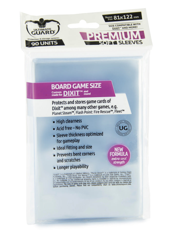 Ultimate Guard Premium Soft Sleeves Board Game Size (Dixit) | Odin's Place