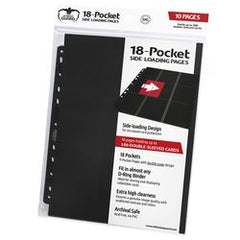 Ultimate Guard 18 Pocket Side Loading Pages (10 pages), Assorted Colors | Odin's Place