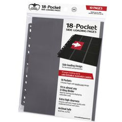 Ultimate Guard 18 Pocket Side Loading Pages (10 pages), Assorted Colors | Odin's Place