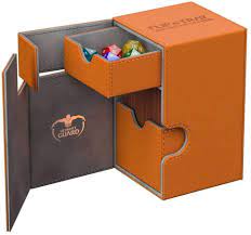 Ultimate Guard Xenoskin Flip N Tray 100+ Deck Box: Orange | Odin's Place