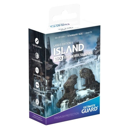 Ultimate Guard Deck Protectors: Lands Edition Island 2 | Odin's Place
