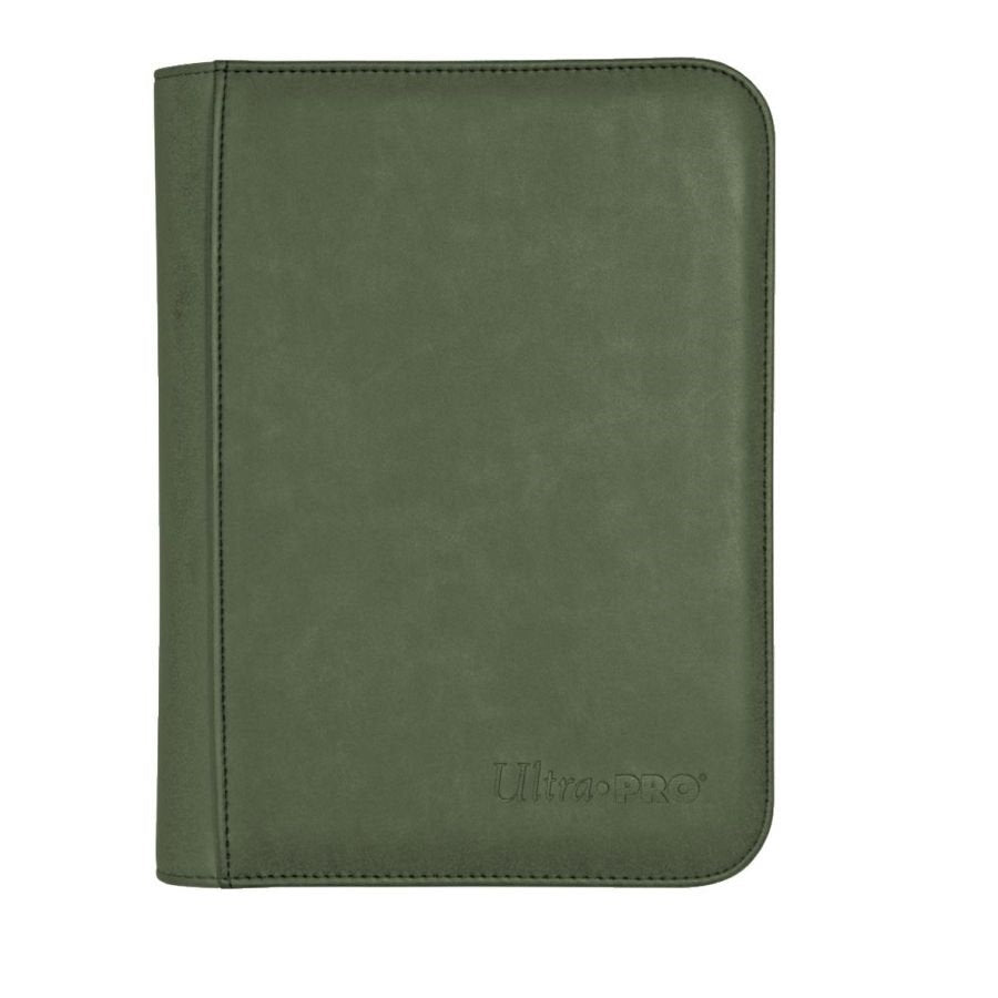 Ultra Pro Suede 4 Pocket Zipper Pro-Binder Emerald | Odin's Place
