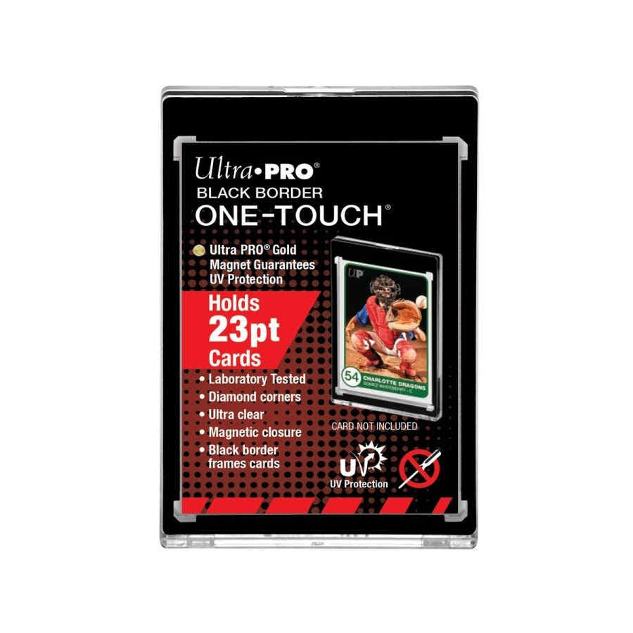 Ultra Pro 23pt Black Border UV One-Touch Card Case | Odin's Place
