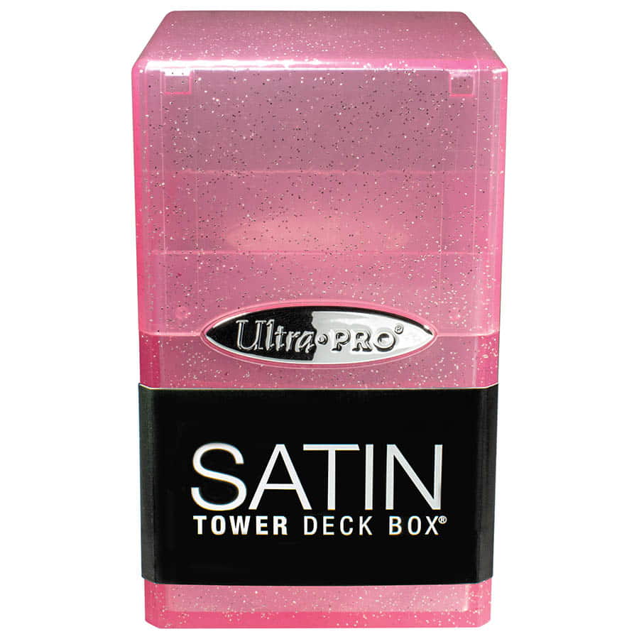 Ultra Pro Satin Tower: Glitter Pink | Odin's Place