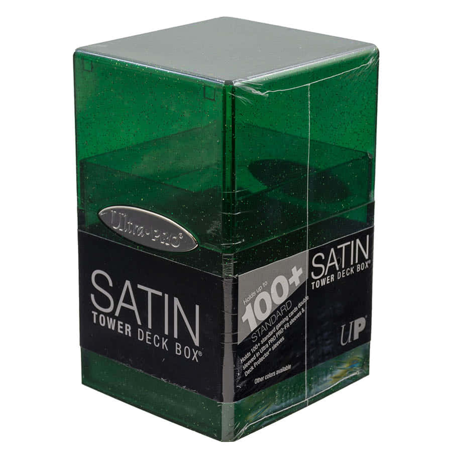 Ultra Pro Satin Tower: Glitter Green | Odin's Place
