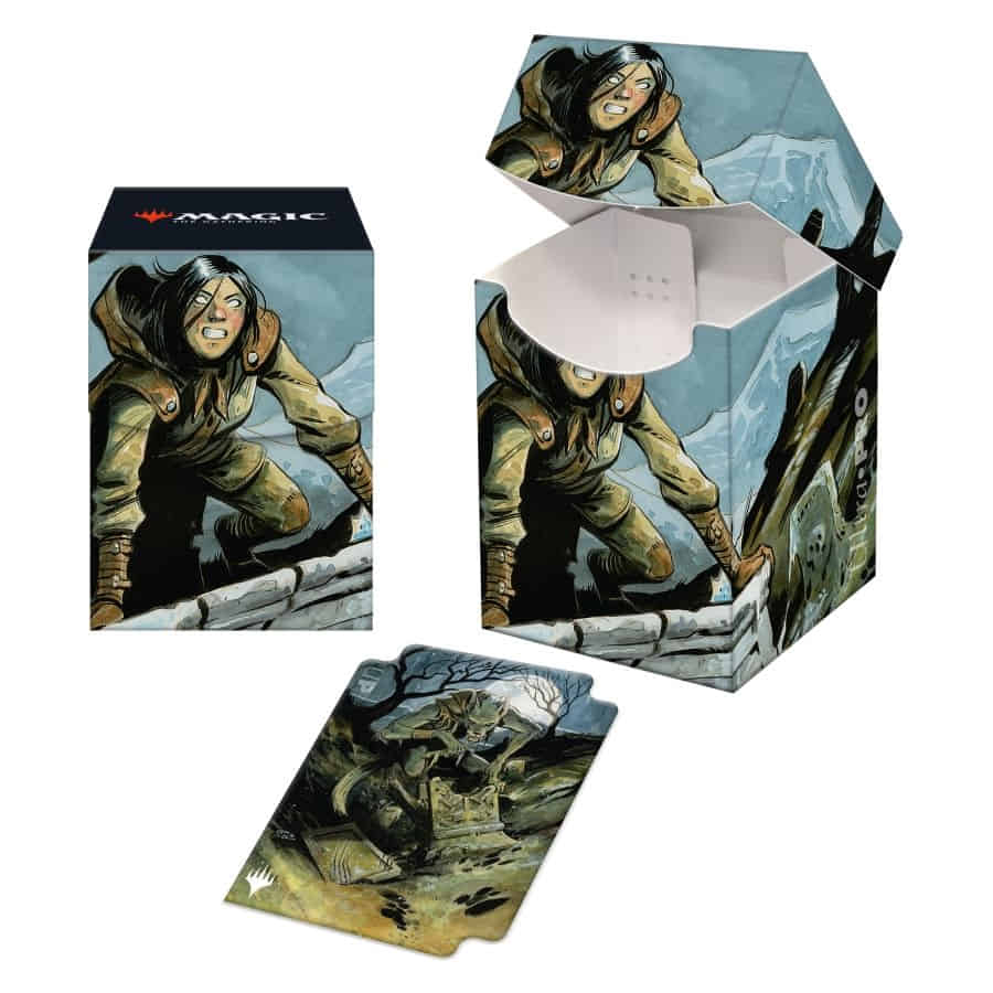 Ultra Pro MTG Midnight Hunt Crazy Eyed Lady Pro 100+ Deck Box | Odin's Place