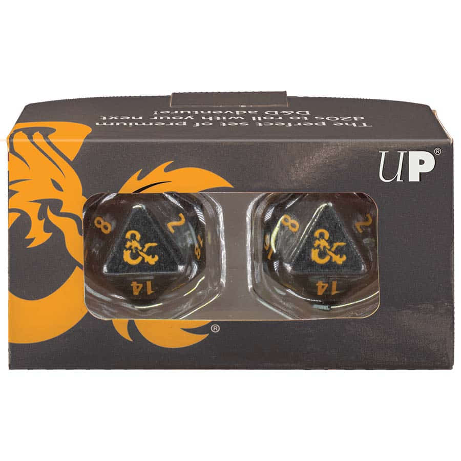 Ultra Pro Heavy Metal Dice Realmspace D20 Pair | Odin's Place