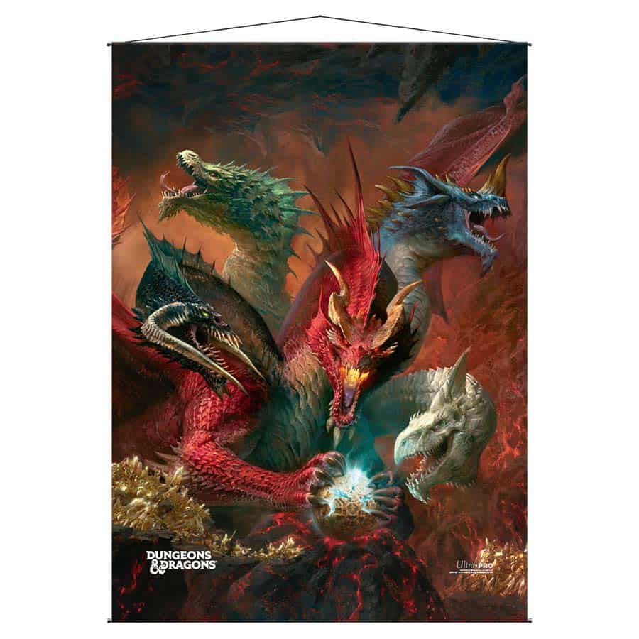 Dungeons and Dragons Wall Scroll: Tyrrany of Dragons | Odin's Place