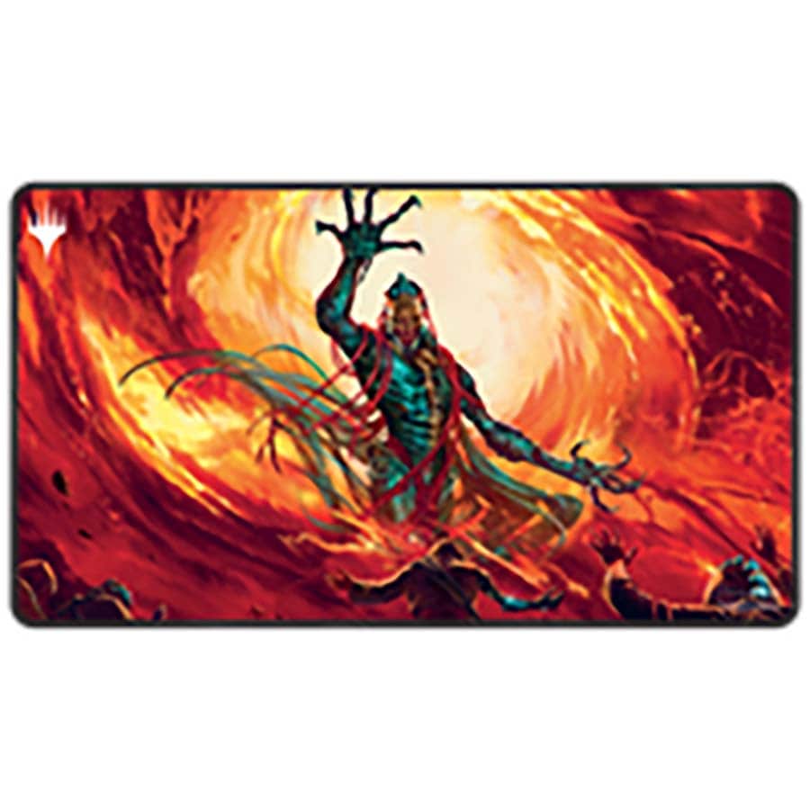 Ultra Pro Magic the Gathering Brothers War Black Stitched Playmat | Odin's Place