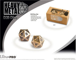 ULTRA PRO: HEAVY METAL DICE - D20 SET OF 2 | Odin's Place