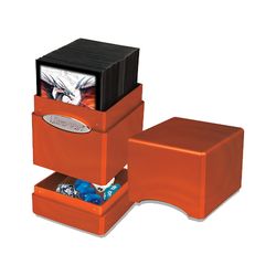 Ultra Pro Satin Tower Pumpkin Deck Box | Odin's Place