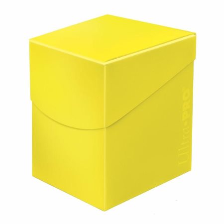 Ultra Pro Eclipse Pro 100 Yellow Deck Box | Odin's Place