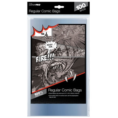 ULTRA PRO: REGULAR COMIC BAGS | Odin's Place