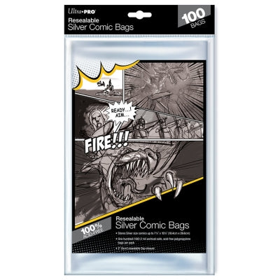 ULTRA PRO: SILVER AGE COMIC BAGS - RESEALABLE | Odin's Place