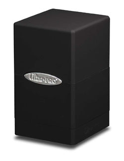 Ultra Pro Satin Tower Deck Black Deck Box | Odin's Place