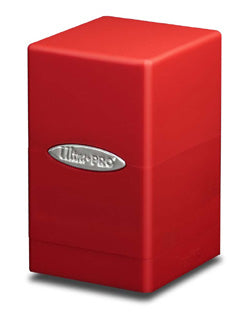 Ultra Pro Satin Tower Deck Red Deck Box | Odin's Place