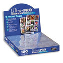 Ultra Pro 9 Pocket Page Silver | Odin's Place