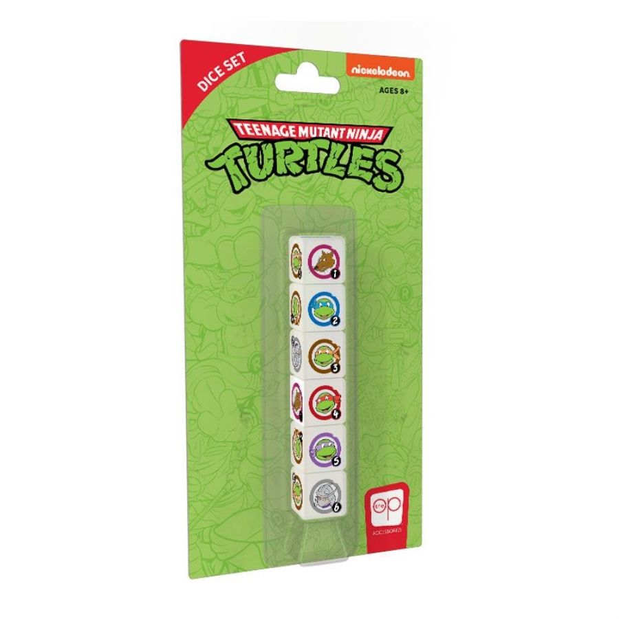 Teenage Mutant Ninja Turtles D6 Dice Set | Odin's Place