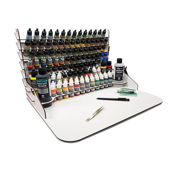 Vallejo Paint Display and Work Station with Vertical Storage 50x37 cm | Odin's Place