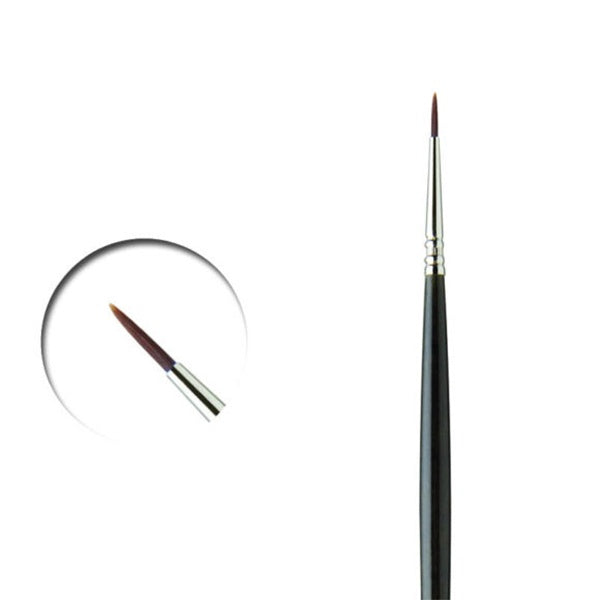 Vallejo Kolinsky Tajmyr Extra Fine Paint Brush #4/0 | Odin's Place