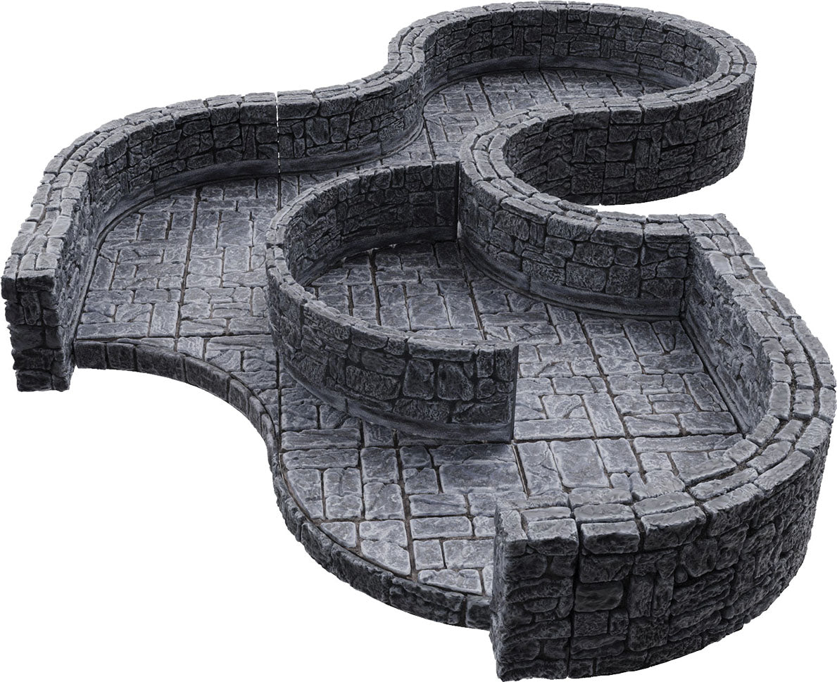 Wizkids WarLock Tiles: Dungeon Tile III - Curves | Odin's Place