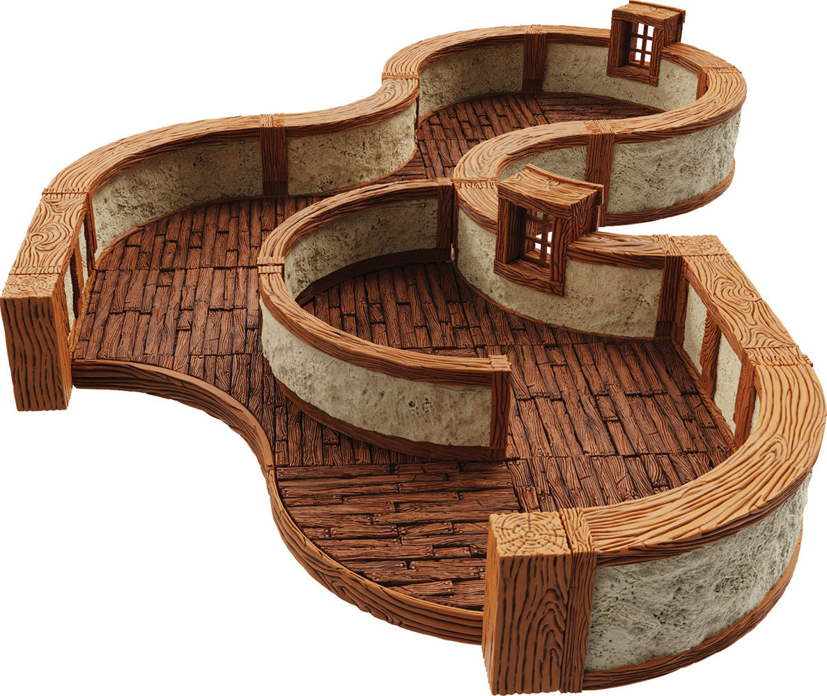 Wizkids WarLock Tiles: Town & Village III - Curves | Odin's Place