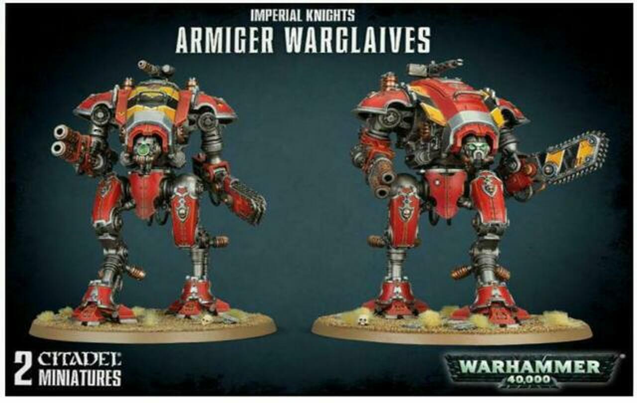 Warhammer 40K: Inperial Knights Armiger Warglaives | Odin's Place
