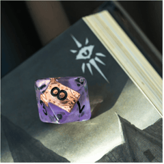 Foam Brain Warlock's Tome RPG Dice Set | Odin's Place