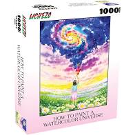 1000 Piece Puzzle: Paint Watercolor Universe | Odin's Place
