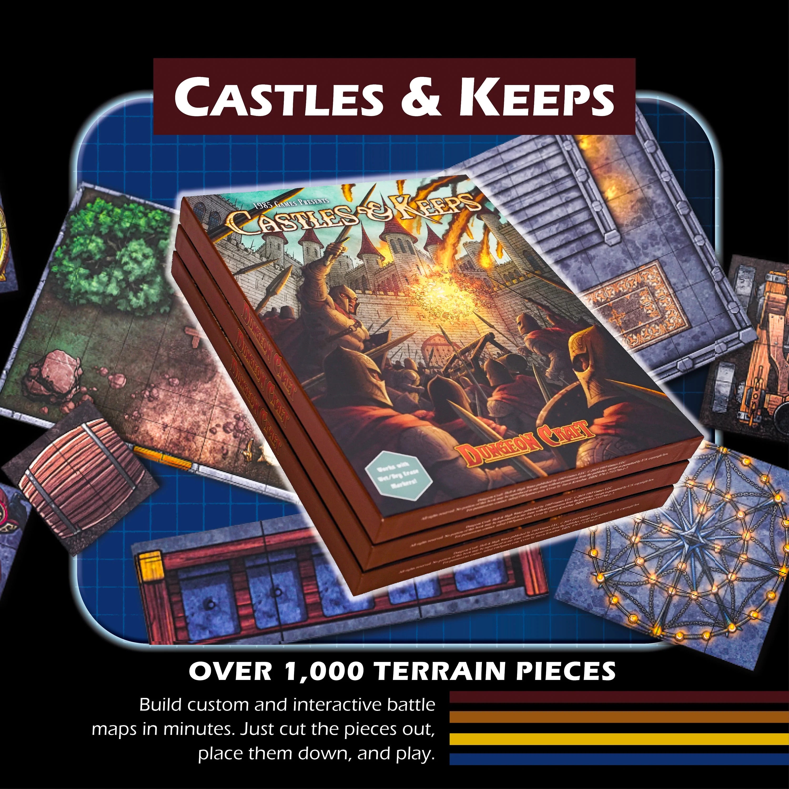 1985 Games Dungeon Craft Castles and Keeps | Odin's Place