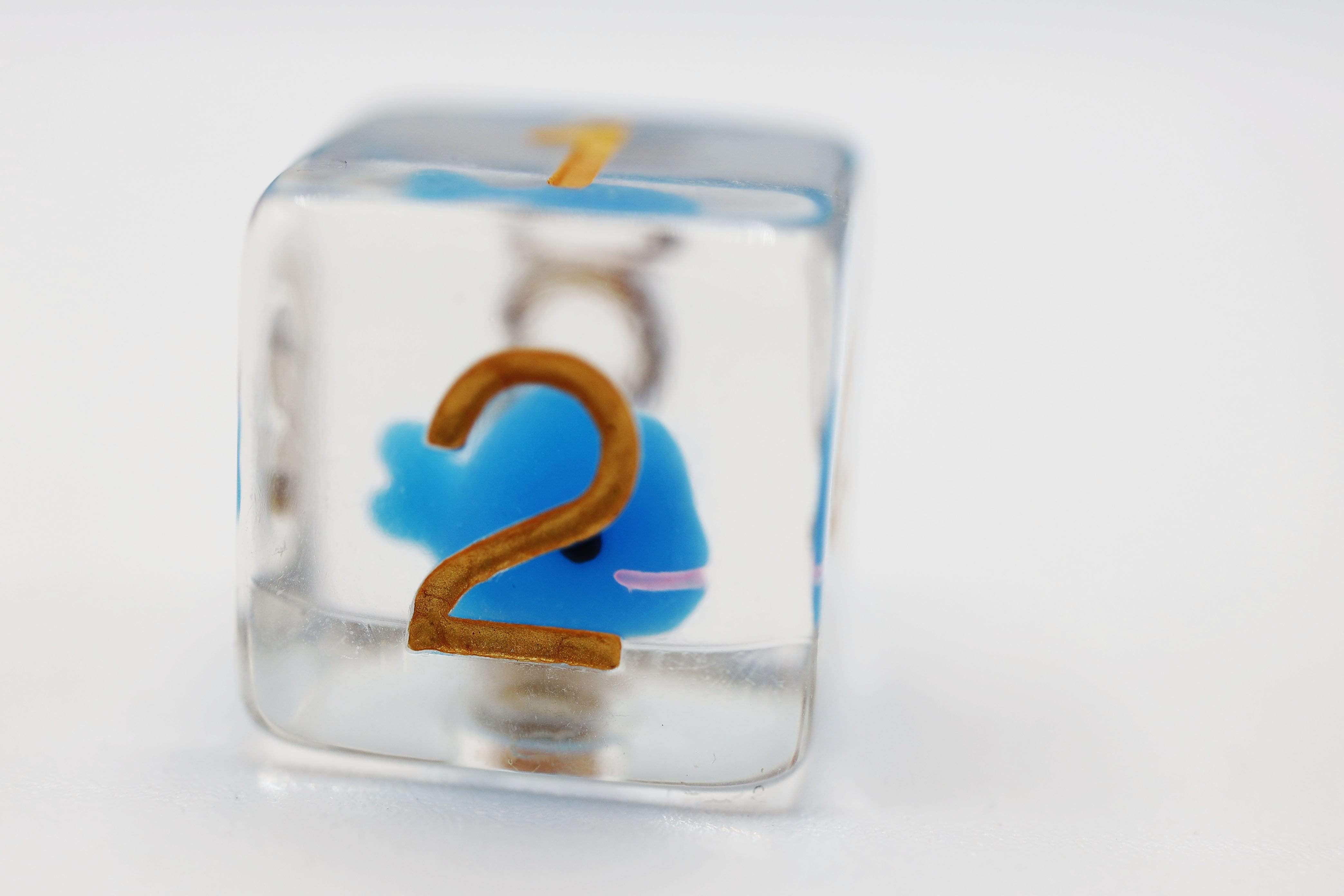 Foam Brain Blue Whale RPG Dice Set | Odin's Place
