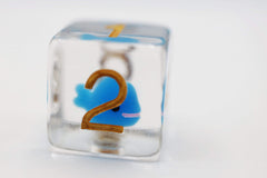 Foam Brain Blue Whale RPG Dice Set | Odin's Place