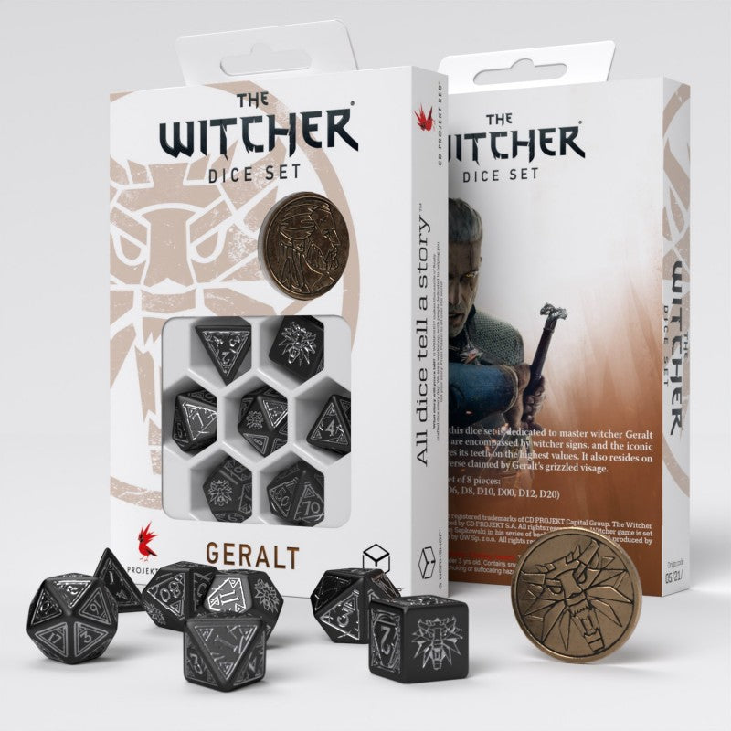 Q Workshop The Witcher Dice Set: Geralt - The Silver Sword | Odin's Place